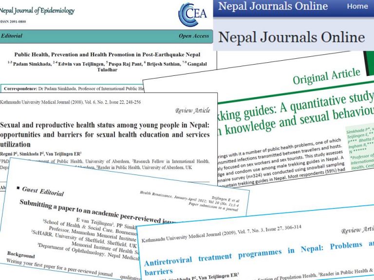 Medical Journals of Nepal Epomedicine