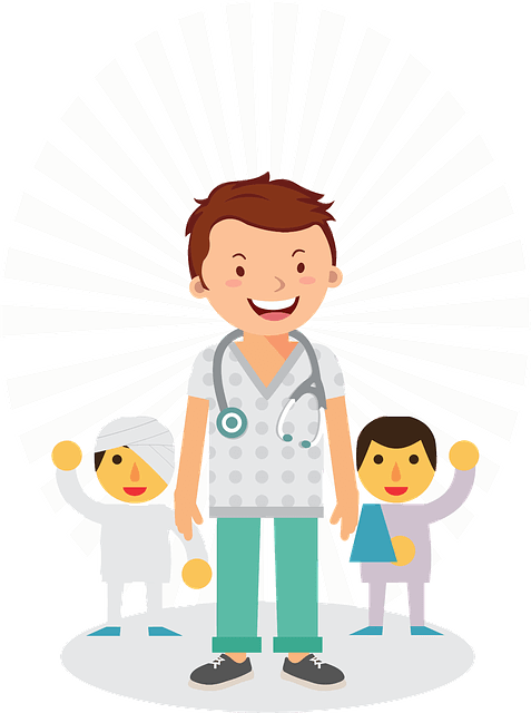 pediatrician and children